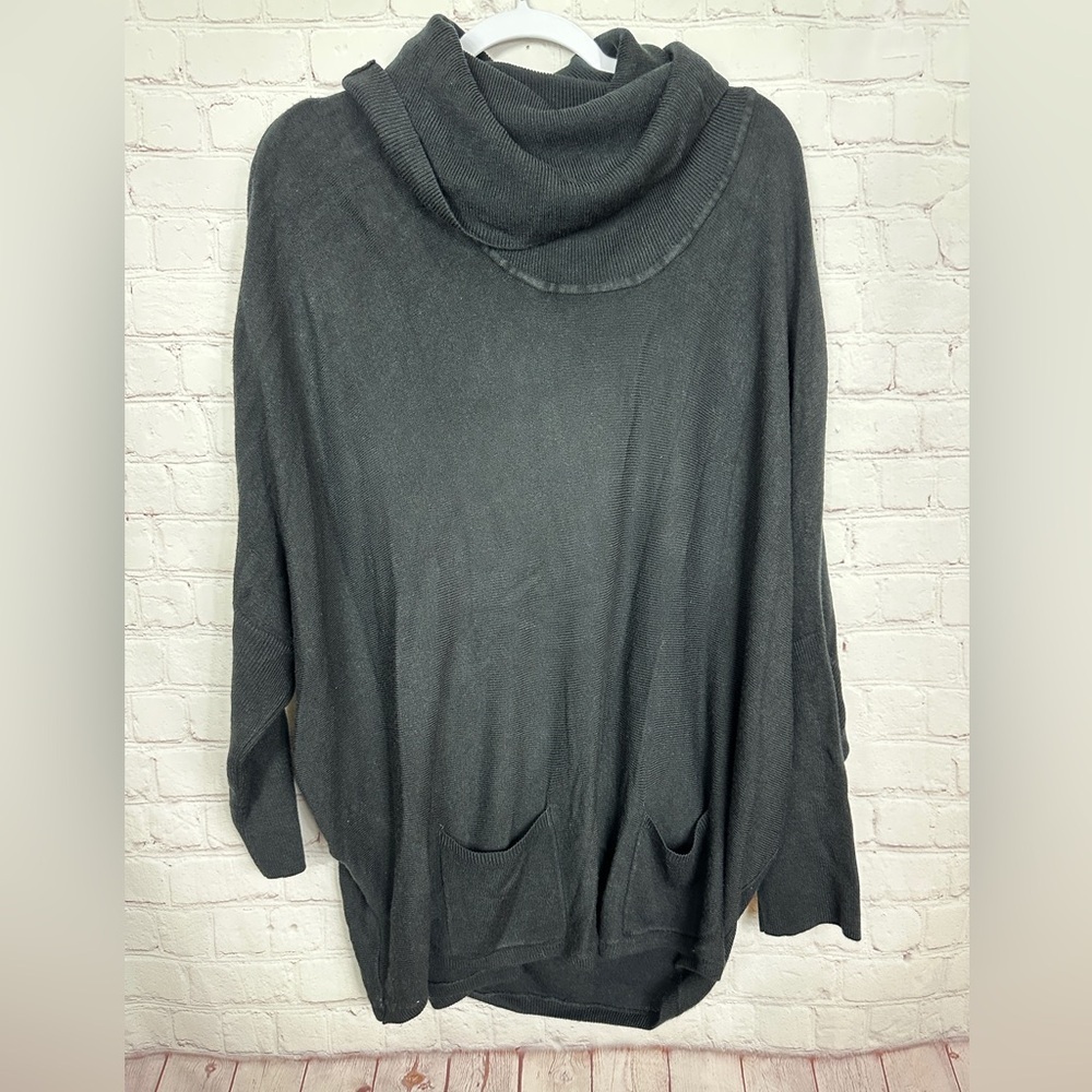 Olivia Sky Sweater Womens Dolman Sleeve‎ Tunic Ribbed Turtleneck Sweater Sz XL